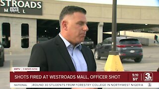 Police officer shot at Westroads Mall