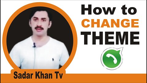 How to change theme of your whats aap on your mobile?