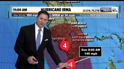 Hurricane Irma update: 9/8/17 - 11am