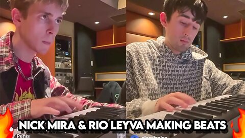 Nick Mira & Rio Leyva Making Beats f Scratch 🤯 IG LIVE*