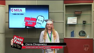Champions 2020 - Cierra Chropowicz of Vandercook Lake High School