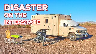 DISASTER On A 2300 Mile Trip From NY to AZ | Solar Panels Lost