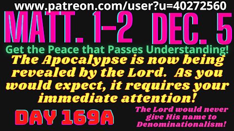 Matt 1-2 Spiritual warfare during the first years of Jesus' life on earth.