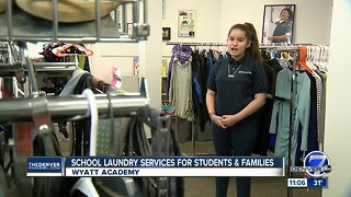 Wyatt Academy opens free laundry room for students
