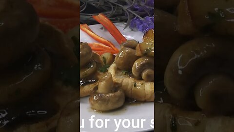 Garlic mushrooms under 5 minutes #csikitchentv #asmr #recipe #mushroomasmr