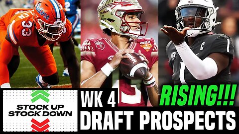 2024 NFL Draft Prospects | Week 4 Stock Report