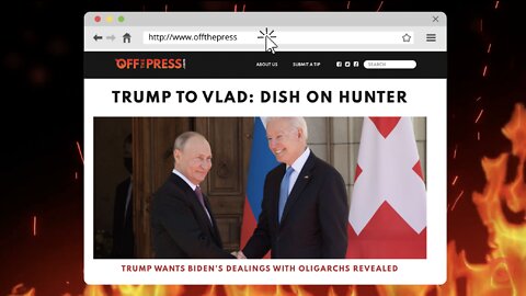 Trump to Vlad: Dish on Hunter