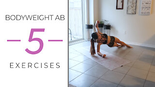 Functional BODYWEIGHT Ab Workouts For Home! 😃