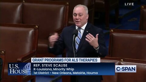 House Republican Whip Steve Scalise speaks on Grant Programs for ALS Therapies