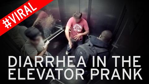 Elevator Prank - Explosive Diarrhea