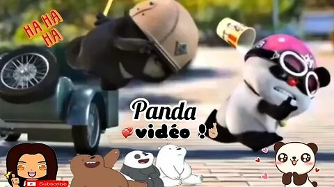 Funny panda cartoon video 🤣🤣🐼 | funny pets | cartoon video | cute and funny pets 😄