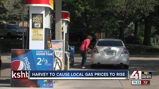 KC gas prices may spike in Hurricane Harvey's wake