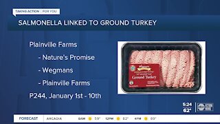 Ground turkey products linked to Salmonella illnesses in at least 12 states