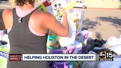 Cave Creek man who used to live in Texas helping collect items for Hurricane Harvey victims