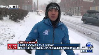 Live: Hazardous conditions in the mountains, icy roads and low visibility for Denver Saturday night