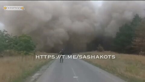 ‼️🇷🇺⚡️Реактивная артиллерия продолжает гнать противника из лесопосадок в сторону Северска #донбасс