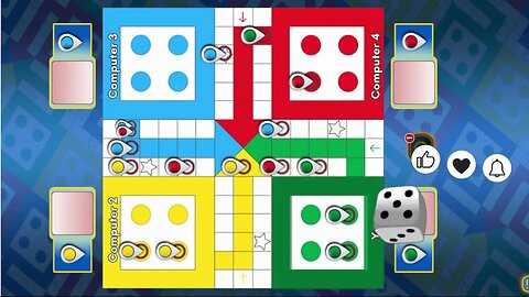 Ludo game in 4 players | Ludo King 4 players | Ludo gameplay
