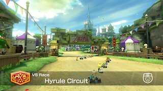 Mario Kart 8 Deluxe - 50cc (Hard CPU) - Hyrule Circuit