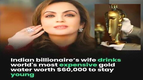 Nita Ambani, wife of Indian billionaire Mukesh Ambani!