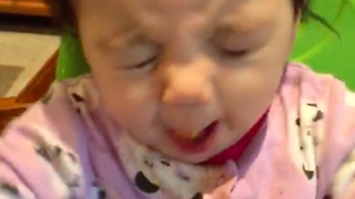 Baby Has Priceless Reaction After Trying Sweet Potatoes For The First Time