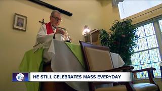 90-year-old priest still celebrates mass everyday