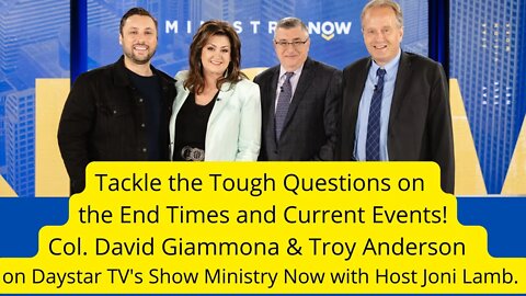 Tackle the Tough Questions on the End Times and Current Events on Daystar TV's Show Ministry Now