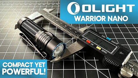 The Olight Warrior Nano is a smaller, more compact version of the Warrior Mini 3! Beam Test & Review
