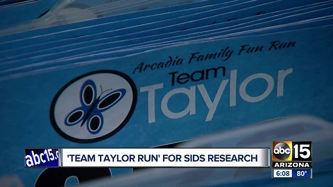 "Team Taylor Run" for SIDS research