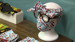 Local fashion designer sees surge in demand for the latest accessory: masks