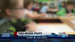 Tucson Unified School District implements new recess policy