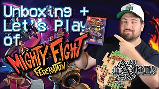 4 Player Fighting Action! Unboxing/Let's Play of Mighty Fight Federation