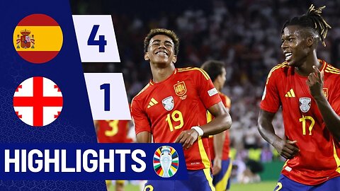 Georgia vs Spain 4-1: All Goals & Extended Highlights 2024