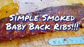 Amazing Smoked Baby Back Ribs...Franklin Offset Smoker...Simple Start to Finish