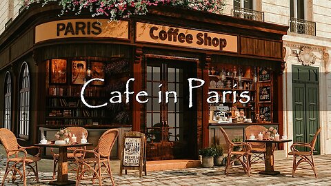 Paris Cafe Ambience with Sweet Bossa Nova Piano Music for Good Mood | Jazz Instrumental