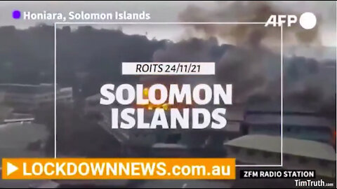 Freedom Fighters Revolt In Australia's Solomon Islands, Set Schools & Government Buildings Ablaze 🔥
