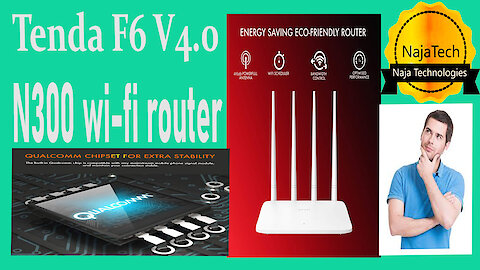 🔴Tenda F6 V4.0 N300 Wifi router introduce price setup New version