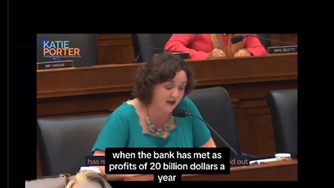 Katie Porter Roasts Wells Fargo CEO