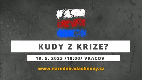 KUDY Z KRIZE - Konference předních odborníků na aktuální témata - Vracov 19. 5. 2023