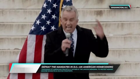 Robert Kennedy Jr. Gives Historic Speech at Lincoln Memorial For March Against ‘Poison’ Mandates