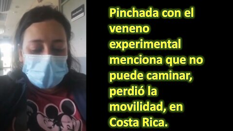 Pinchada menciona que no puede caminar, perdio la movilidad