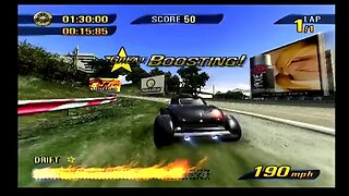 Burnout 3: Takedown Walkthrough! Downtown Preview Lap 4!