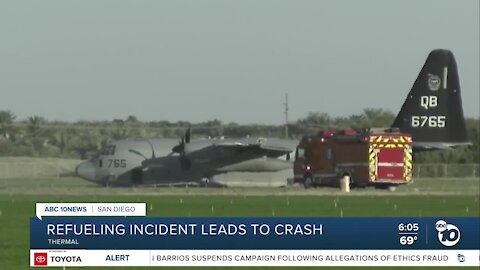 Military jet crash in the desert