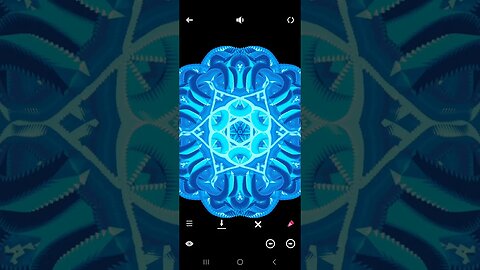 Tangle app on Android: perfect symmetry #1