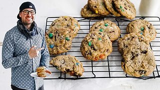 Loaded Peanut Butter Chocolate Chip Cookies Recipe