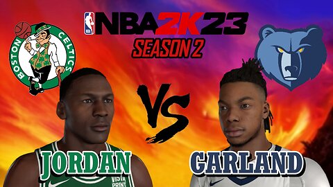 Jordan vs Garland - Celtics vs Grizzlies - Season 2, Game 13 - MyLeague: All-Time Legends #NBA2K23