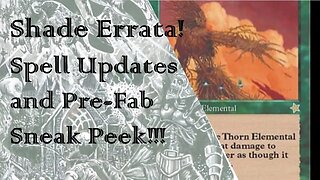 Shade Errata! Spell Updates and Pre-Fab Sneak Peek!!!