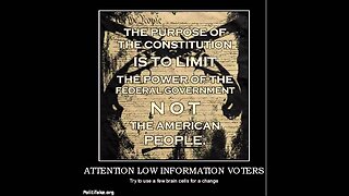 Constitution Minute - Why Does the Constitution Limit Government Power?