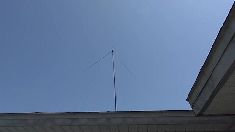 10 Meter HF Double Bazooka Dipole, RadioWavz Antenna Review, With On-Air Contacts! Ham Radio Antenna