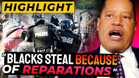 The Police Brutality Hoax Debunked by Larry Elder (Highlight)