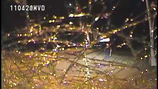 Dash cam shows man strike windshield of TPD vehicle